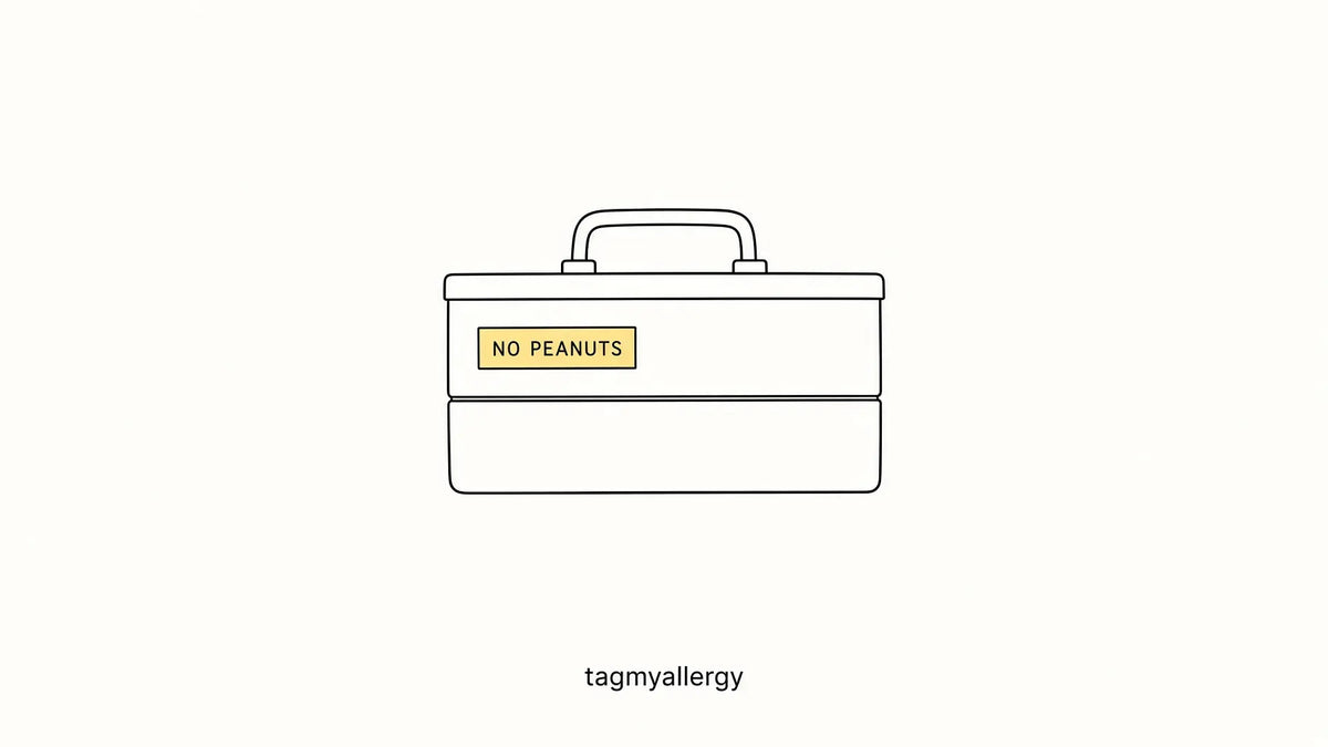 Lunchbox Allergy Labels: What to Write So a Stranger Can Read It